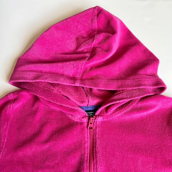 Lands' End Pink Terry Swim Cover-Up M 10-12 - Picture 6 of 10